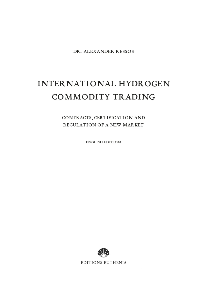 International Hydrogen Commodity Trading – cover